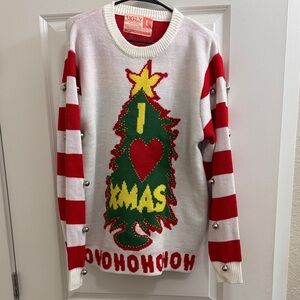 “I ❤️ Xmas” UGLY CHRISTMAS Light-Up Sweater from The Grinch